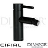 Cifial 32411TH.U Technovation 465 Chrome Black Mono Bidet Mixer Spare Part